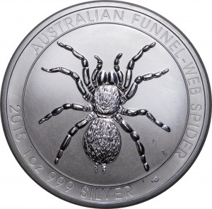 Australia, 1 dolar 2015, pająk