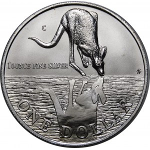 Australia, $1 1997, kangaroo