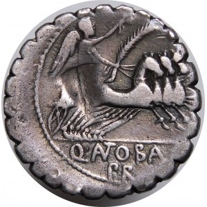 Republika Rzymska, Quintus Antonius Balbus, Denar Serratus 83-82 BC