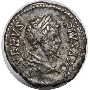 Cesarstwo Rzymskie, Septimius Sewerus I, Denar 195 AD