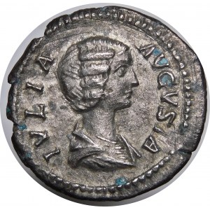 Roman Empire, Julia Domna wife of Septimius Severus, Denarius 204 AD