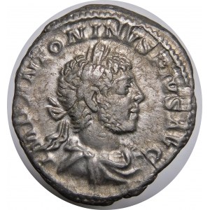 Römisches Reich, Heliogabal, Denarius 222 n. Chr.