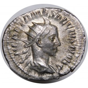 Römisches Reich, Herennius Etruscus Kaiser Thraian Decius, Antoninian 251 AD