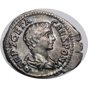 Roman Empire, Geta, Denarius 209-212 AD