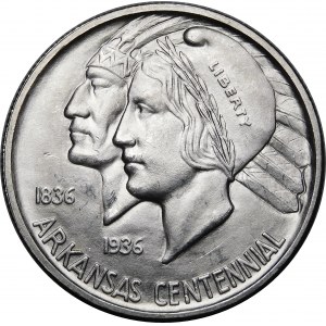 USA, 1/2 Dollar 1935, 100-jähriges Bestehen des Staates Arkansas