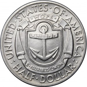 USA, 1/2 dollar 1936, 300th anniversary - Rhode Island