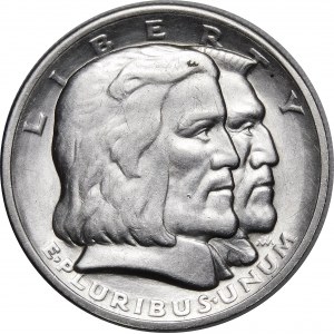 USA, 1/2 dolara 1936, 300 rocznica - Long Island