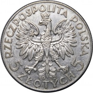 5 złotych Głowa Kobiety 1932 ZZM Warszawa