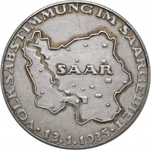 Niemcy, III Rzesza, Medal na pamiątke przyłączenia Zagłębia Saary 1935