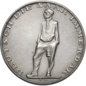 Niemcy, III Rzesza, Medal na pamiątke przyłączenia Zagłębia Saary 1935