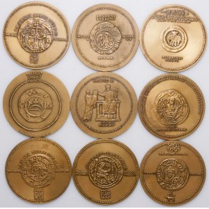 Medal set - 9 pieces - royal series