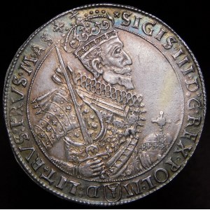 Sigismund III. Vasa, Taler 1628 II, Bromberg - selten und schön
