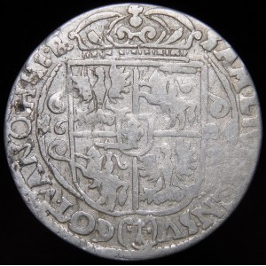Sigismund III Vasa, Ort 1624, Bydgoszcz - PRV M - Sas in ovalem Schild - seltener