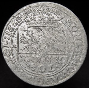 Jan II Kazimierz, Tymf 1666 AT, Kraków - SALVS, ES