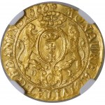 Johannes II. Kasimir, Dukat 1666 DL, Danzig - selten und schön