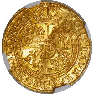John II Casimir, Dwudukat 1652 AT, Poznań - rare