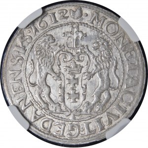 Sigismund III Vasa, Ort 1612, Gdansk - dot behind paw, PP - beautiful and rarer