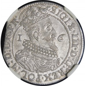 Sigismund III Vasa, Ort 1624/3, Gdansk - pierced date, PR