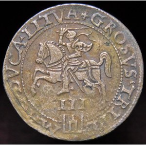 Zygmunt II August, Trojak 1562, Wilno - szeroki - rzadki