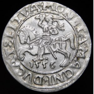 Sigismund II Augustus, Half-penny 1556, Vilnius - LI/LITVA