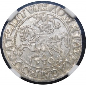 Sigismund II Augustus, Half-penny 1550, Vilnius - LI/LITVA