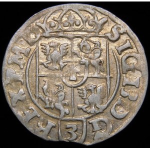 Sigismund III Vasa, Half-track 1617, Bydgoszcz - Saxon without shield - rare