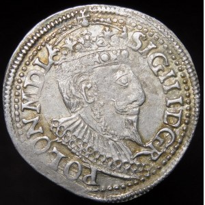 Sigismund III Vasa, Trojak 1596, Olkusz - lying 6 in date