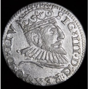 Zygmunt III Waza, Trojak 1593, Ryga - LIV - wariant