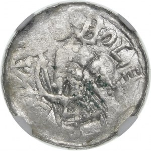 Boleslaw III the Wry-mouthed, Denarius - Knight with spear - rarity