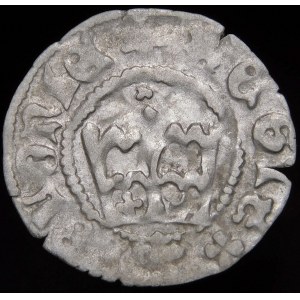 Casimir IV Jagiellonian, Half-penny Cracow - Poraj - mirrored S