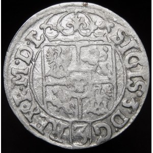 Sigismund III. Wasa, Halbspur 1627, Bromberg - Halbes Pferd in ovalem Schild