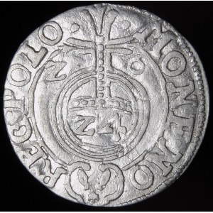 Sigismund III Vasa, Half-track 1626, Bydgoszcz - Half-Cossack in oval shield, SIGI - rarer