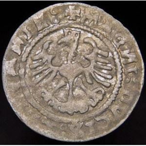 Sigismund I the Old, Half-penny 1527, Vilnius - mirrored Z and date punctuation - very rare