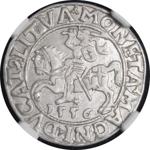 Sigismund II Augustus, Half-penny 1556, Vilnius - LI/LITVA