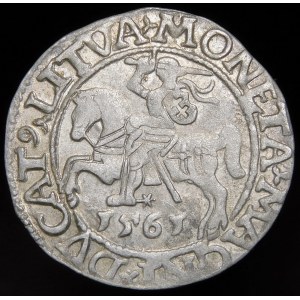 Sigismund II Augustus, Half-penny 1561, Vilnius - 14 Eagle, L/LITVA
