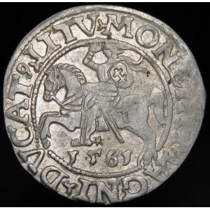 Sigismund II Augustus, Half-penny 1561, Vilnius - 14 Eagle, L/LITV