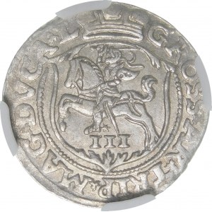 Sigismund II. Augustus, Trojak 1563, Vilnius