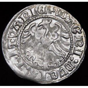Sigismund I the Old, Half-penny 1512, Vilnius - diagonal colon - beautiful