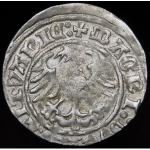 Sigismund I. der Alte, Halbpfennig 1512, Vilnius - Doppelpunkte