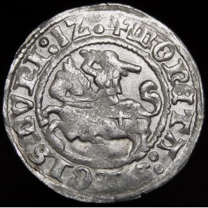 Sigismund I the Old, Half-penny 1512, Vilnius - error, SIGISMVNI - very rare