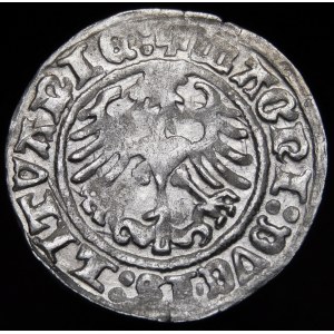 Sigismund I. der Alte, Halbpfennig 1512, Vilnius - Fehler, SIGISMVNI - sehr selten