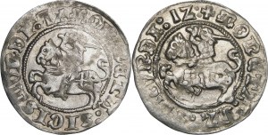 Zygmunt I Stary, Półgrosz 1512, Wilno - destrukt - zestaw (szt. 2)