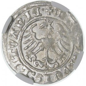 Sigismund I. der Alte, Halbpfennig 1512, Vilnius - Punkt - schön und sehr selten