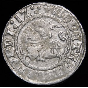 Sigismund I the Old, Half-penny 1512, Vilnius - triplet, colon - rare and beautiful