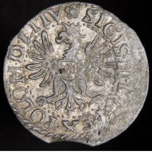 Sigismund III. Vasa, 1613 Pfennig, Vilnius - selten und interessant