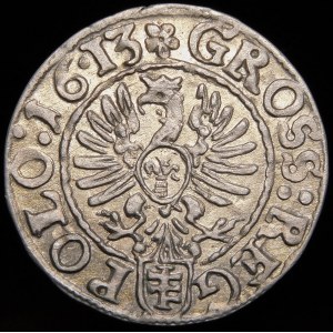 Sigismund III. Wasa, Grosz 1613, Krakau - :16∙13