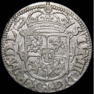 Sigismund III Vasa, Half-track 1619, Vilnius - plethora of errors - very rare and beautiful