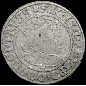 Sigismund I the Old, Penny 1534, Torun - crowned - variety