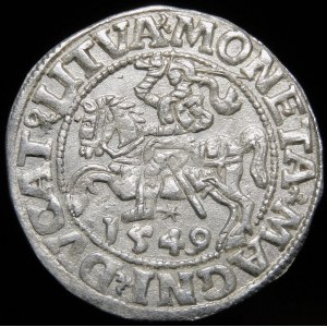 Sigismund II. Augustus, Halbergroschen 1549, Wilna - 10 Pogoń, LI/LITVA