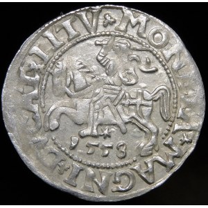 Sigismund II Augustus, Half-penny 1558, Vilnius - LI/LITV